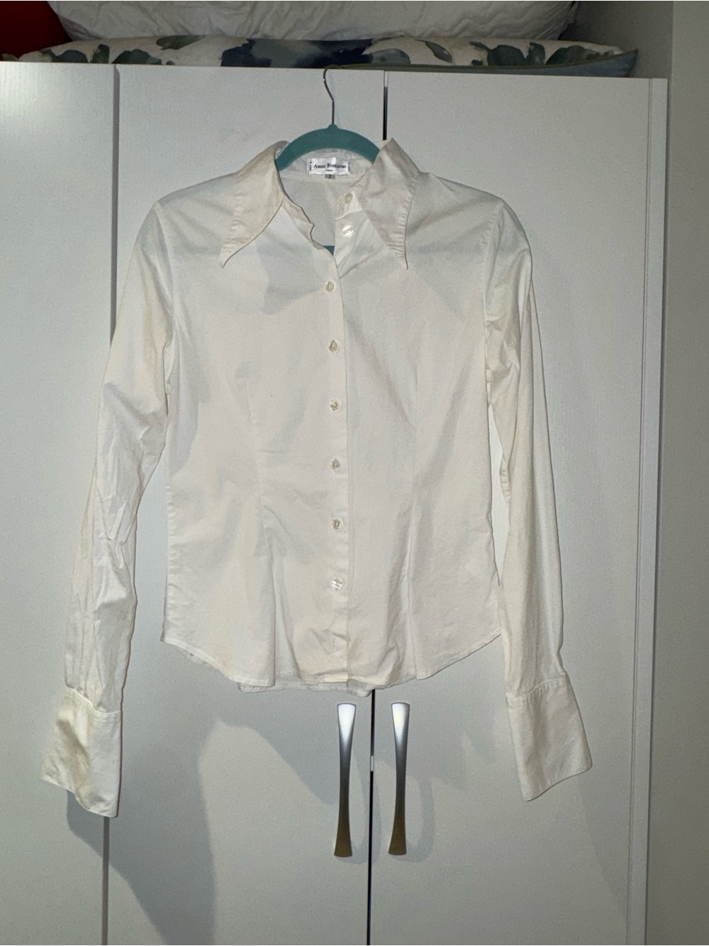 Anne Fontaine White Button-Down Shirt
